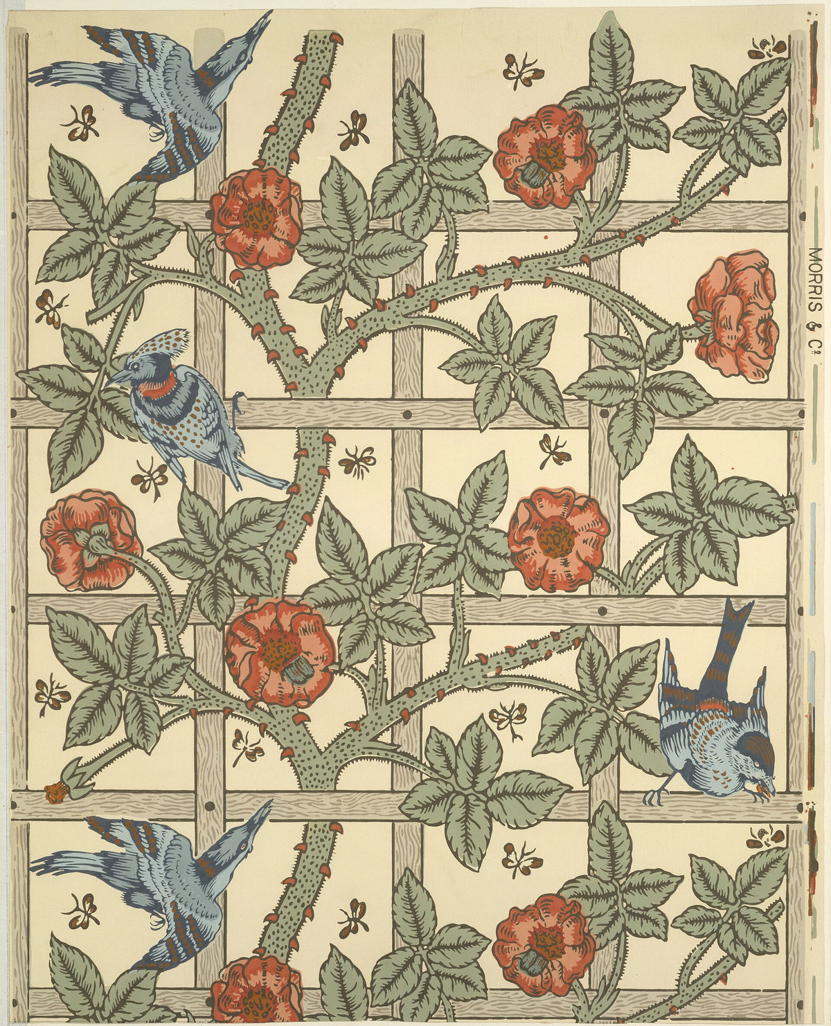 Trellis av William Morris, poster
