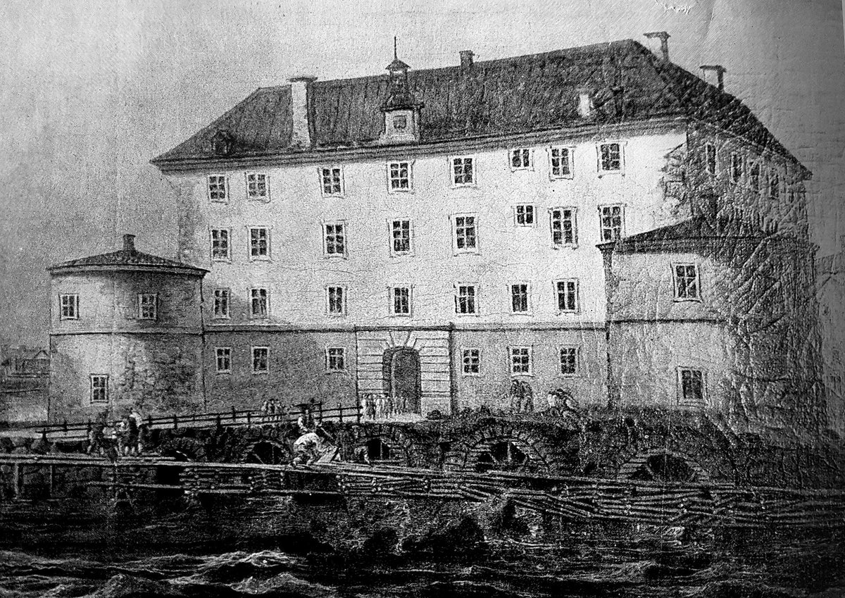 Örebro slott 1766, vintage poster