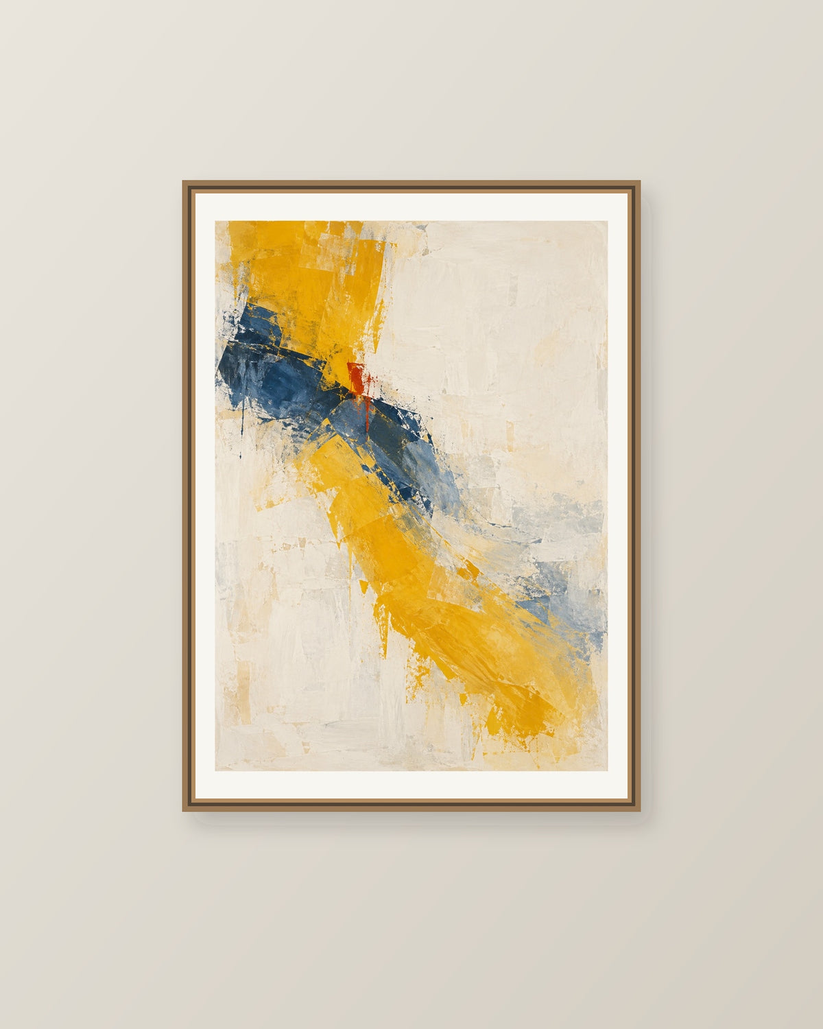 Vändpunkt i en illustrerad inramningsvy. Ram ingår inte.