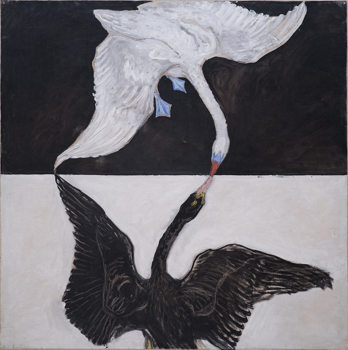 Svanen nr 1 av Hilma af Klint, poster