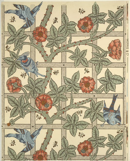Trellis av William Morris, poster