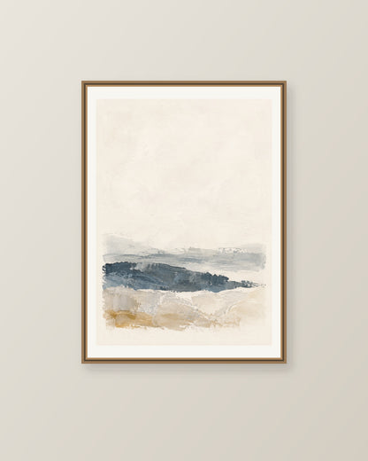Svalt sediment i en illustrerad inramningsvy. Ram ingår inte.