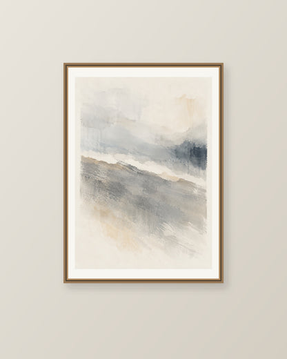 Mellan väder i en illustrerad inramningsvy. Ram ingår inte.