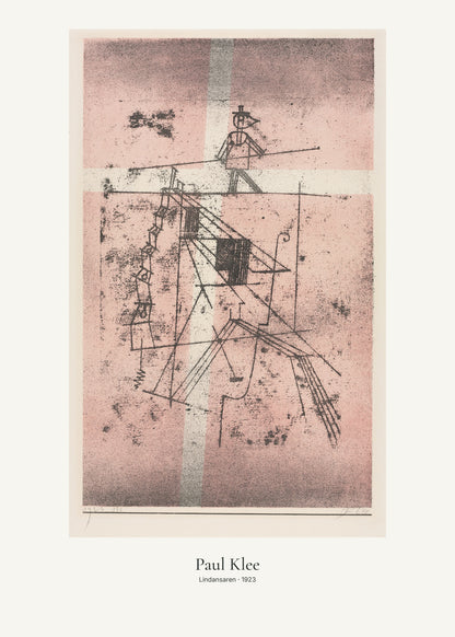 Lindansaren av Paul Klee. Konstposter med ljus marginal och diskret verktext. 50 × 70 cm.