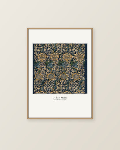 Kennet av William Morris. Konstposter med ljus marginal och diskret verktext. Illustrerad inramningsvy. Ram ingår inte.